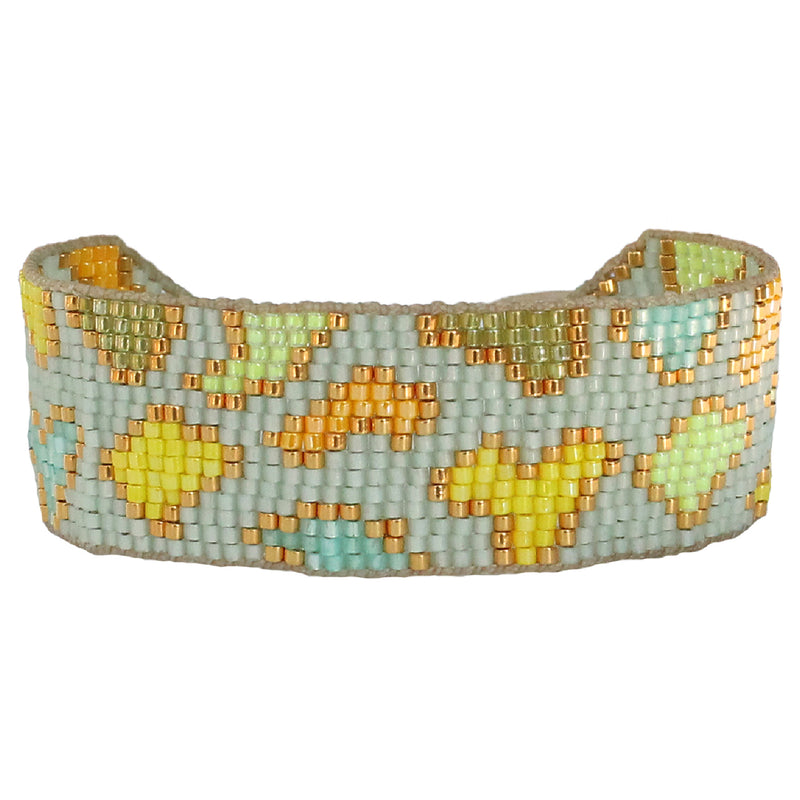 LEOPARD BRACELET IN YELLOW & GOLD TONES