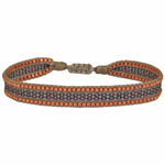 BT BRACELET IN BEIGE AND COPPER TONES