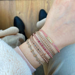 MAR BRACELET IN PINK TONES