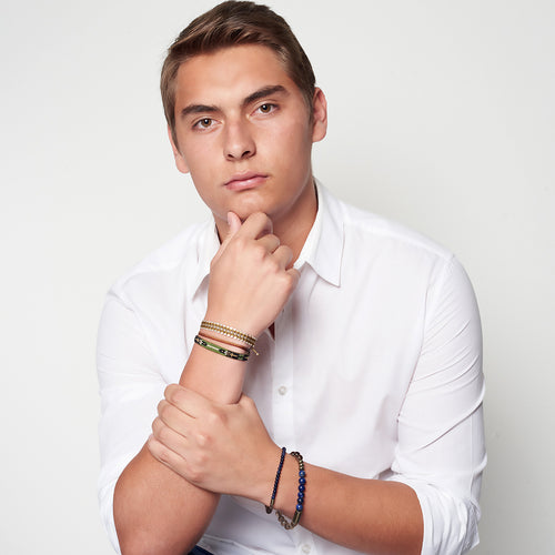 PEACE PENDANT BRACELET FOR HIM