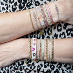 HANDWOVEN ORION BRACELET WITH ROSE GOLD DETAILS