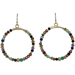 GEMSTONES & GOLD EARRINGS
