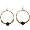 SPINEL & GOLD EARRINGS