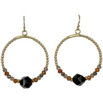 SPINEL & GOLD EARRINGS