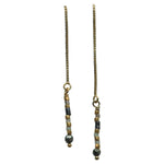 14K GOLD FILLED CHAIN EARRINGS IN NEUTRAL TONES