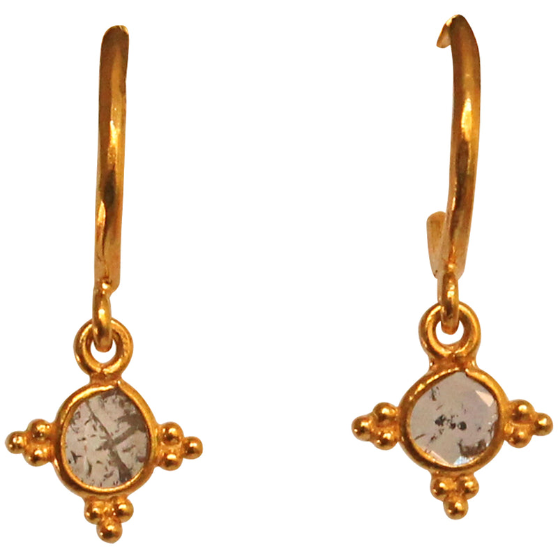 FINE AND BEAUTIFUL HANDMADE DIAMOND EARRINGS