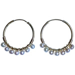 SMALL GOLD KIARA PEARL EARRINGS