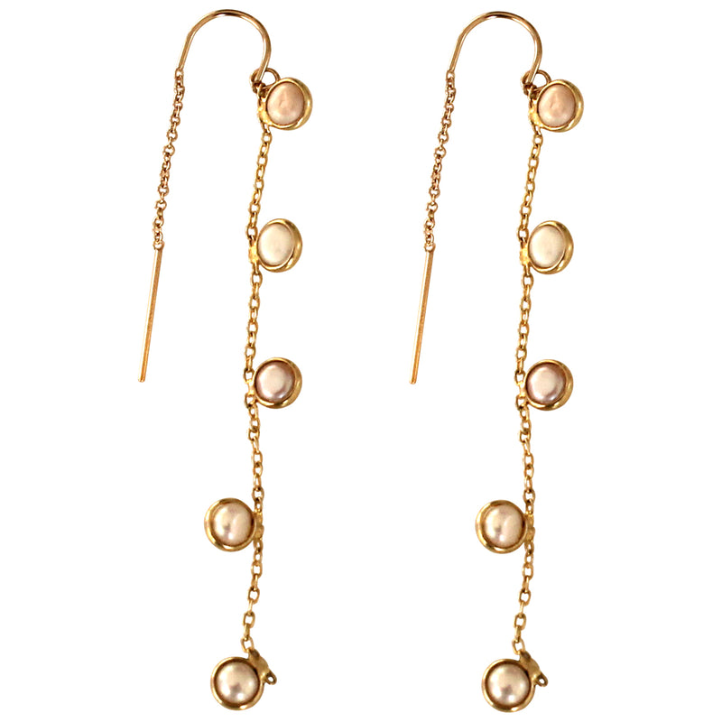 GOLD PEARLS EARRINGS