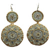 WINTER EARRINGS IN NUDE TONES & GOLD