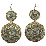 WINTER EARRINGS IN NUDE TONES & GOLD