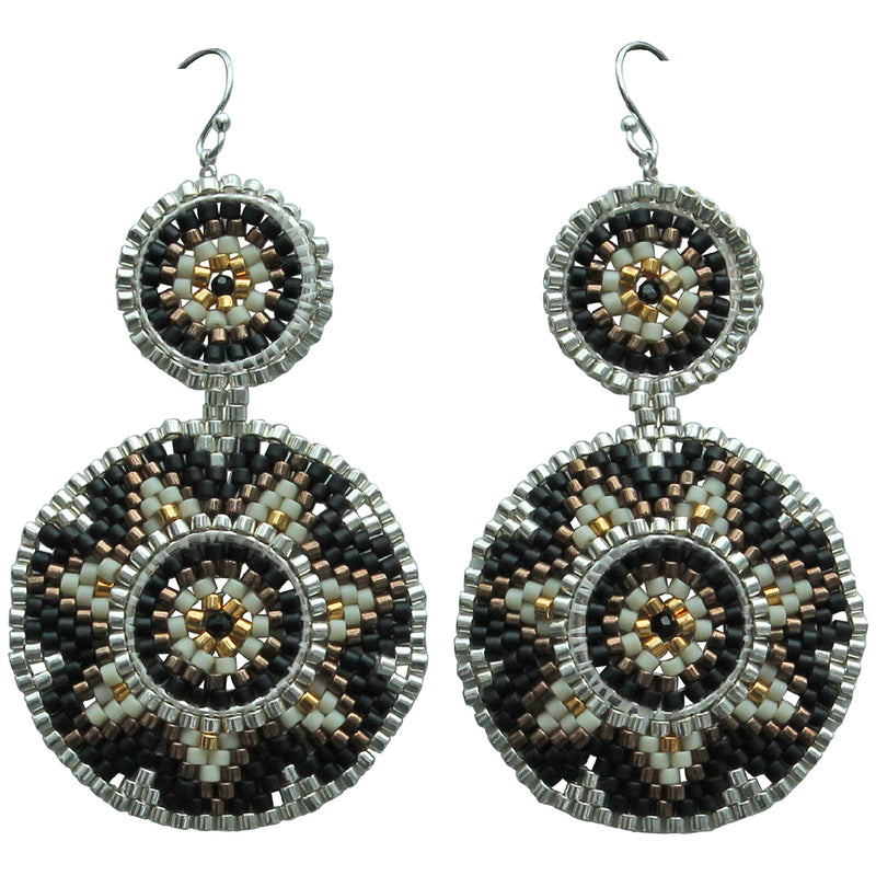 WINTER EARRINGS IN NEUTRAL COLORS