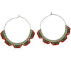 MULTICOLOR HOOP EARRINGS