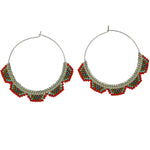 MULTICOLOR HOOP EARRINGS