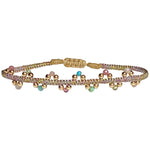 HANDMADE FLORA BRACELET IN GOLD TONES