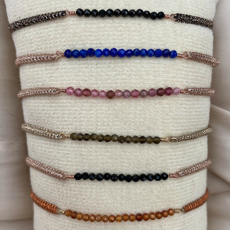 HESSONITE GEM BRACELET