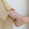 Hanauma Pearls and Gold Sea Star Charm Anklet