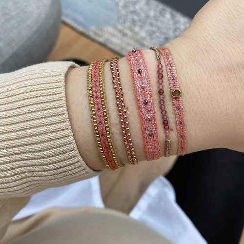 PINK TOURMALINE GEM BRACELET