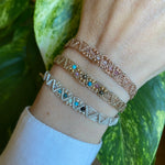 COLORSWEB HANDMADE BRACELET IN PINK TONES