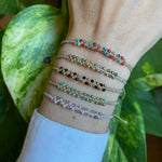 HANDMADE NORA BRACELET IN GOLD WITH TURQUOISE SEMI-PRECIOUS STONES