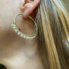 LARGE GOLD KIARA PEARL EARRINGS