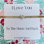 HANDWOVEN HEART BRACELET IN BLUE & SILVER TONES