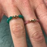 GREEN ONYX RING