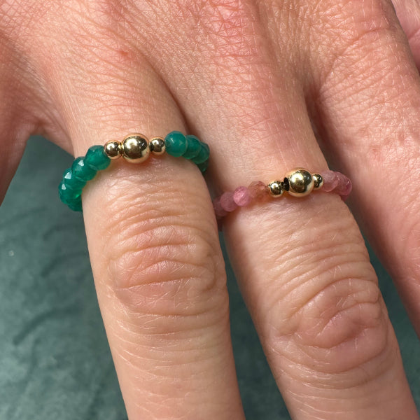 GREEN ONYX RING