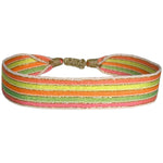 HANDWOVEN NEON BASIC BRACELET IN BRIGHT TONES