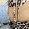 HANDMADE BEADED BRACELET IN NEUTRAL AND COPPER TONES