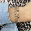 HANDMADE BEADED BRACELET IN NEUTRAL TONES