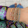 COLORSWEB HANDMADE BRACELET IN GOLD TONES