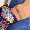 COLORSWEB HANDMADE BRACELET IN GOLD TONES