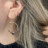 SPINEL & GOLD EARRINGS