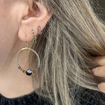 SPINEL & GOLD EARRINGS