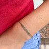 HANDMADE NORA BRACELET IN GOLD WITH TURQUOISE SEMI-PRECIOUS STONES