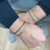 GREY DIAMOND BRACELET FOR HIM IN COPPER TONES