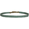 Designed and handwoven to be worn at all times using traditional artisanal handcrafting and techniques that take plenty of time and love  Details:  - Handwoven using Polyester  -Can be worn in the water - Width 3mm