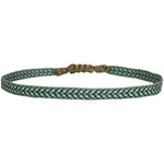 Designed and handwoven to be worn at all times using traditional artisanal handcrafting and techniques that take plenty of time and love  Details:  - Handwoven using Polyester  -Can be worn in the water - Width 3mm