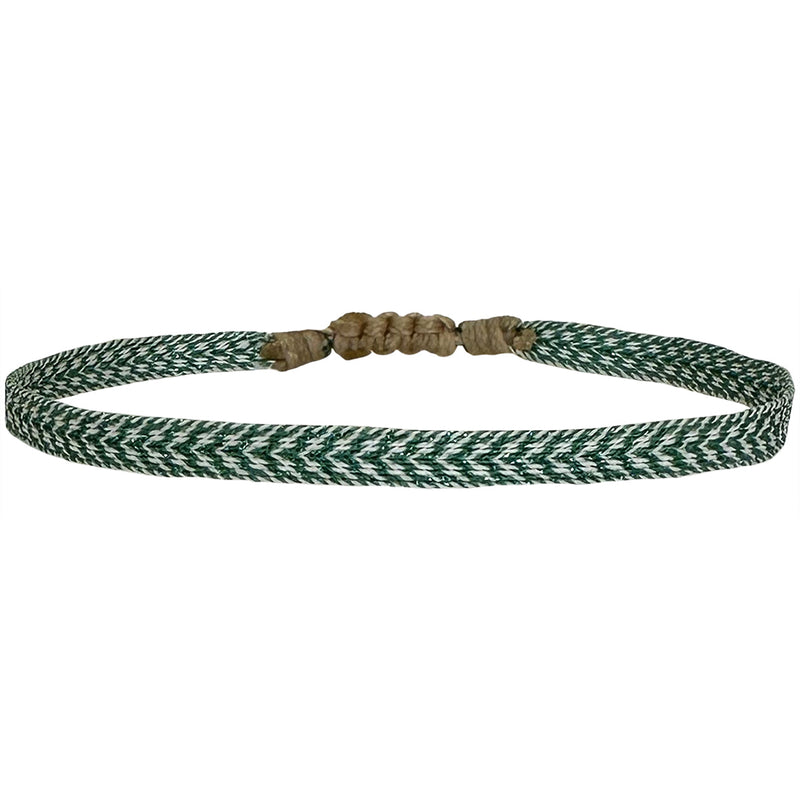Designed and handwoven to be worn at all times using traditional artisanal handcrafting and techniques that take plenty of time and love  Details:  - Handwoven using Polyester  -Can be worn in the water - Width 3mm