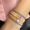 Designed and handwoven to be worn at all times using traditional artisanal handcrafting and techniques that take plenty of time and love  Details:  - Handwoven using Polyester  -Can be worn in the water - Width 3mm