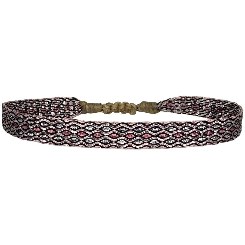Designed and handwoven to be worn at all times using traditional artisanal handcrafting and techniques that take plenty of time and love  Details:  - Handwoven using Polyester  -Can be worn in the water  - Stainless steel "LeJu London" logo/tag  - Width 5mm