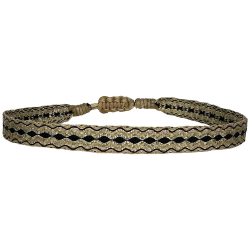 Designed and handwoven to be worn at all times using traditional artisanal handcrafting and techniques that take plenty of time and love  Details:  - Handwoven using Polyester  -Can be worn in the water  - Stainless steel "LeJu London" logo/tag  - Width 5mm