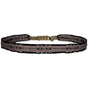 BASIC HANDMADE BRACELET IN PINK, SILVER AND BLACK TONES