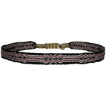 BASIC HANDMADE BRACELET IN PINK, SILVER AND BLACK TONES