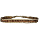 Designed and handwoven to be worn at all times using traditional artisanal handcrafting and techniques that take plenty of time and love  Details:  - Handwoven using Polyester  -Can be worn in the water  - Stainless steel "LeJu London" logo/tag  - Width 5mm