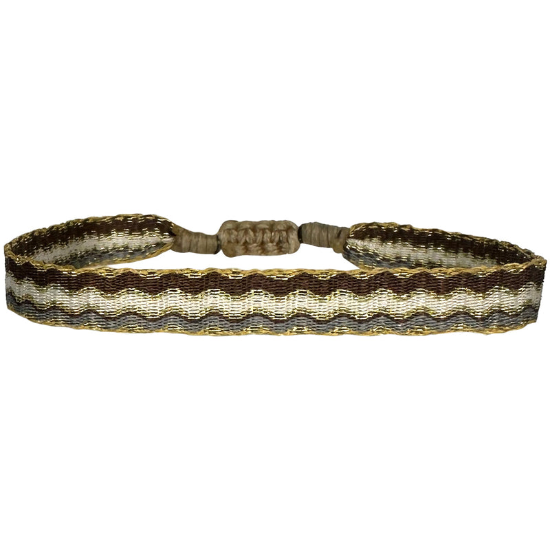 Designed and handwoven to be worn at all times using traditional artisanal handcrafting and techniques that take plenty of time and love  Details:  - Handwoven using Polyester  -Can be worn in the water  - Stainless steel "LeJu London" logo/tag  - Width 5mm