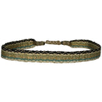 Designed and handwoven to be worn at all times using traditional artisanal handcrafting and techniques that take plenty of time and love  Details:  - Handwoven using Polyester  -Can be worn in the water  - Stainless steel "LeJu London" logo/tag  - Width 5mm