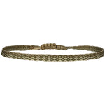 Designed and handwoven to be worn at all times using traditional artisanal handcrafting and techniques that take plenty of time and love  Details:  - Handwoven using Polyester  -Can be worn in the water  - Stainless steel "LeJu London" logo/tag  - Width 3mm