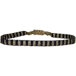 Designed and handwoven to be worn at all times using traditional artisanal handcrafting and techniques that take plenty of time and love  Details:  - Handwoven using Polyester  -Can be worn in the water  - Stainless steel "LeJu London" logo/tag  - Width 3mm