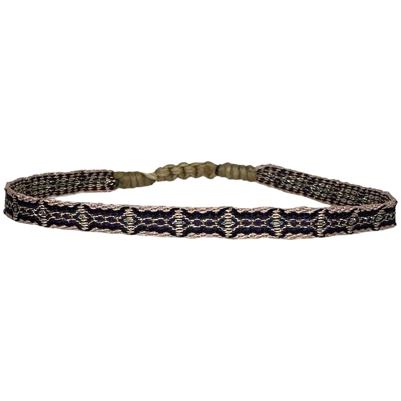Designed and handwoven to be worn at all times using traditional artisanal handcrafting and techniques that take plenty of time and love  Details:  - Handwoven using Polyester  -Can be worn in the water  - Stainless steel "LeJu London" logo/tag  - Width 3mm